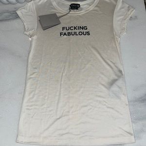 Tom Ford“ Fucking Fabulous silk tshirt “NWT size 38 $990.
100% Authentic